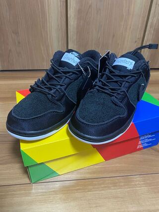 Gnarhunters × Nike SB Dunk Low "Black/White" 26.5cm