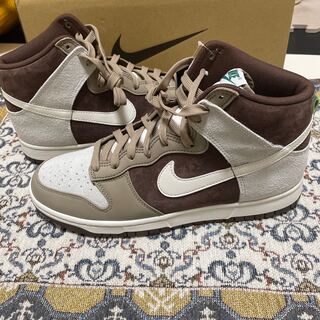 ナイキ ダンク ハイ プレミアム "ライトチョコレート" 27cm