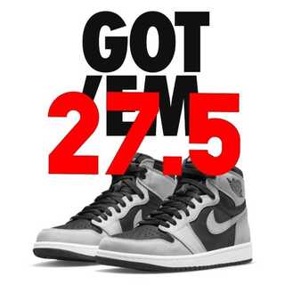 新品未使用　27.5　NIKE AIR JORDAN 1 HIGH OG SHADOW 2.0 ナイキ エア ジョーダン シャドー 27.5cm