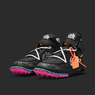 オフホワイト × ナイキ エアフォース1 ミッド "ブラック" 27.5cm