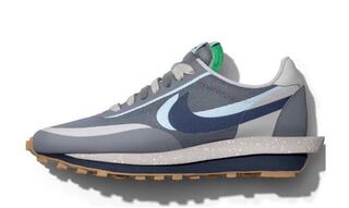 CLOT x Sacai x Nike LD Waffle "Grey Obsidian/Cool Grey" 25.5cm