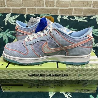 ユニオン × ナイキ ダンク ロー パスポートパック "アルゴン/ハイパーロイヤル" 27cm