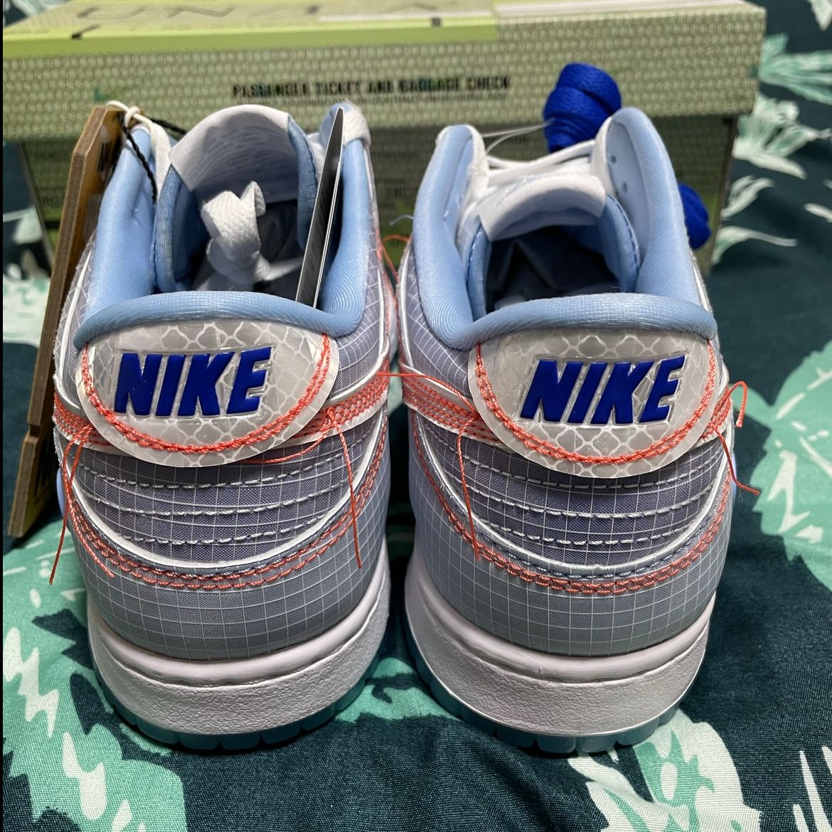 ユニオン × ナイキ ダンク ロー パスポートパック "アルゴン/ハイパーロイヤル" 27cm