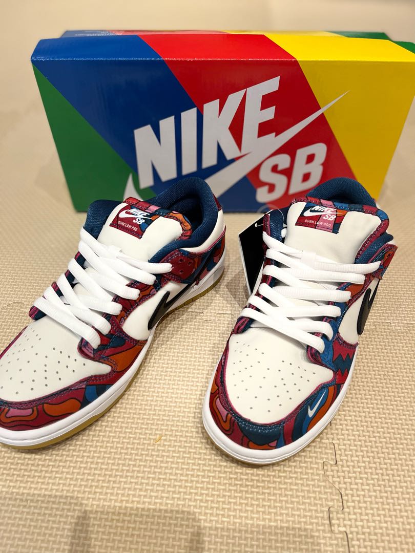 Paiet Para x Nike SB Dunk Low Pro "Abstract Art" DH7695-600 25cm