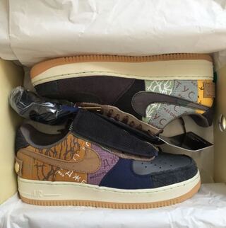 トラヴィス・スコット×ナイキ エアフォース1 ロー カクタスジャック 26.5cm