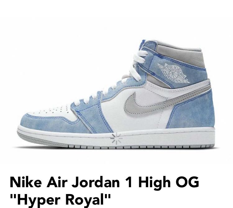 Nike Air Jordan 1 High OG "Hyper Royal" 555088-40 27cm