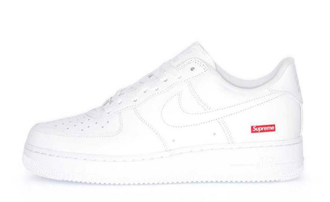 Supreme × Nike Air Force 1 Low "White" 27.5cm