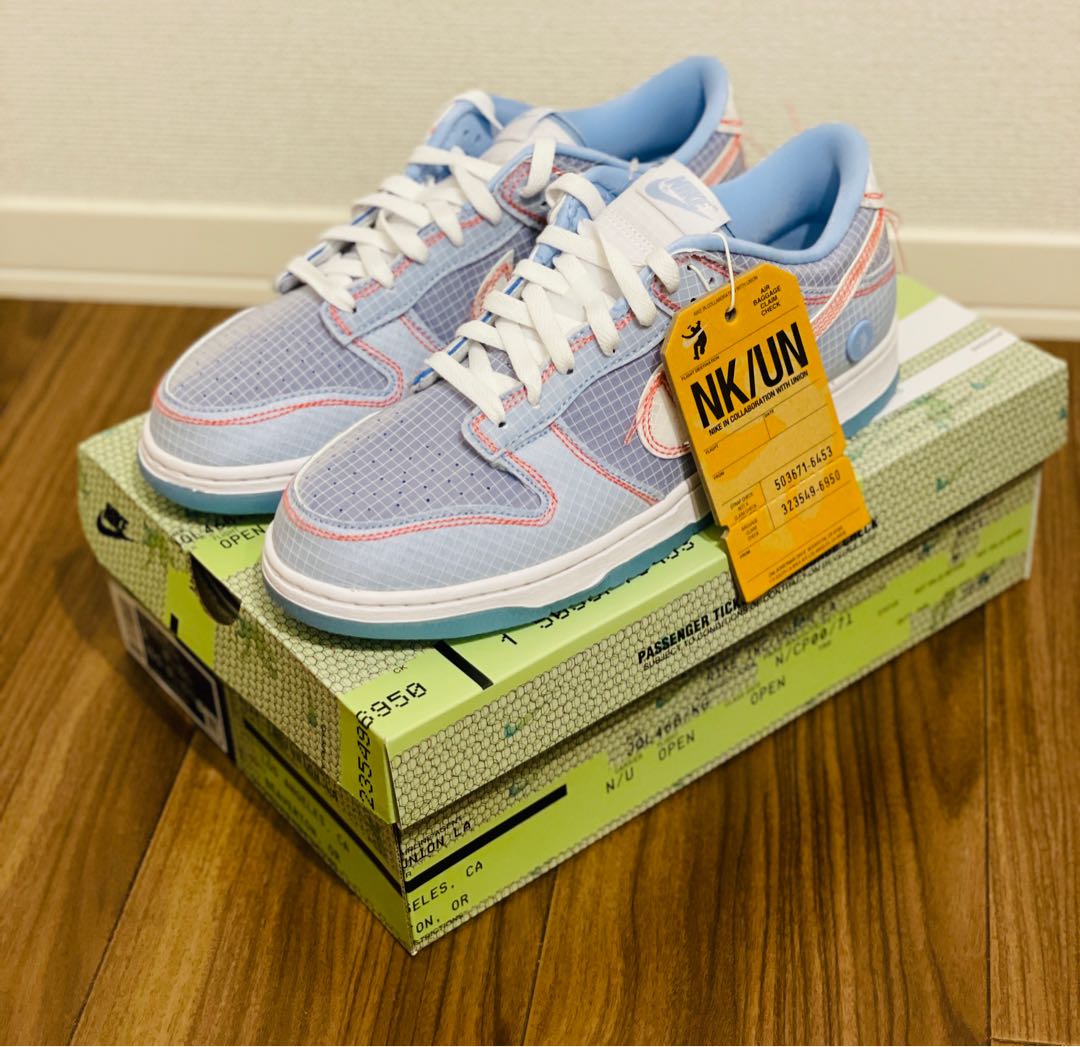 Union x Nike Dunk Low Passport Pack "Argon/Hyper Royal" UNION DUNK 27cm