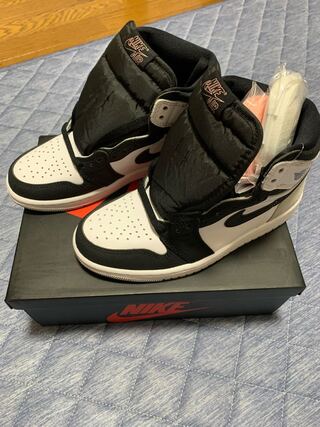 23cm ナイキ エアジョーダン1 ハイ OG "ブリーチド コーラル" 555088-108 23cm