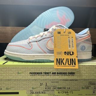 Union x Nike Dunk Low Passport Pack "Argon/Hyper Royal" 28cm