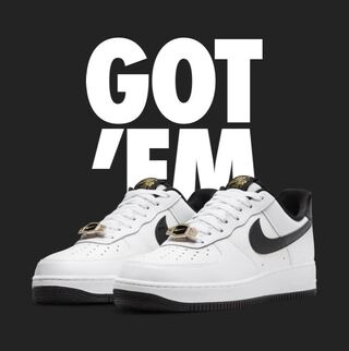 Nike Air Force 1ナイキ エアフォース1 '07 LV8 ワールドチャンプ/ホワイト アンド ブラック 24.5cm