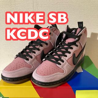 KCDC Brooklyn Skateshop × Nike SB Dunk High "Pink/Black"  KCDC ブルックリン スケートショップ × ナイキ SB ダンク ハイ "ピンク/ブラック" 26.5cm