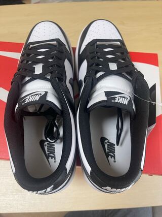 ナイキ ウィメンズ ダンク ロー "ホワイト/ブラック" 29cm