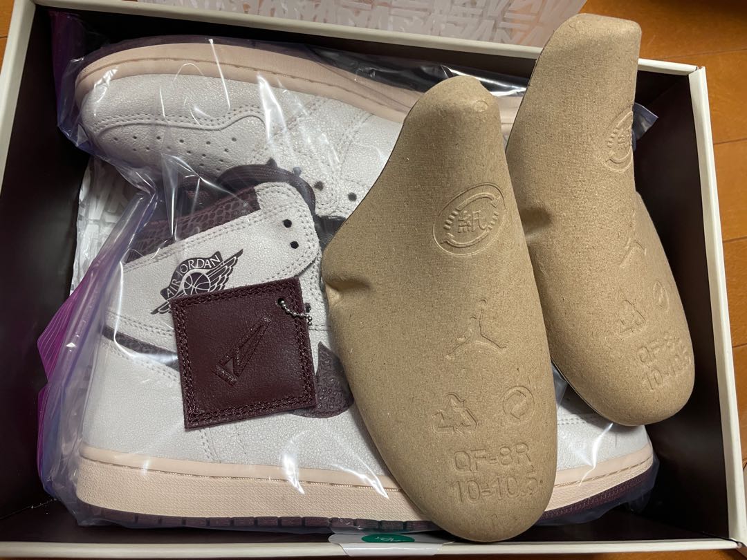 ア・マ・マニエール × ナイキ エアジョーダン1 レトロ ハイ OG "セイルアンドバーガンディ" 28.5cm