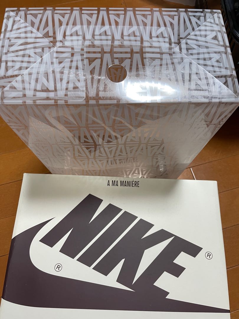 ア・マ・マニエール × ナイキ エアジョーダン1 レトロ ハイ OG "セイルアンドバーガンディ" 28.5cm