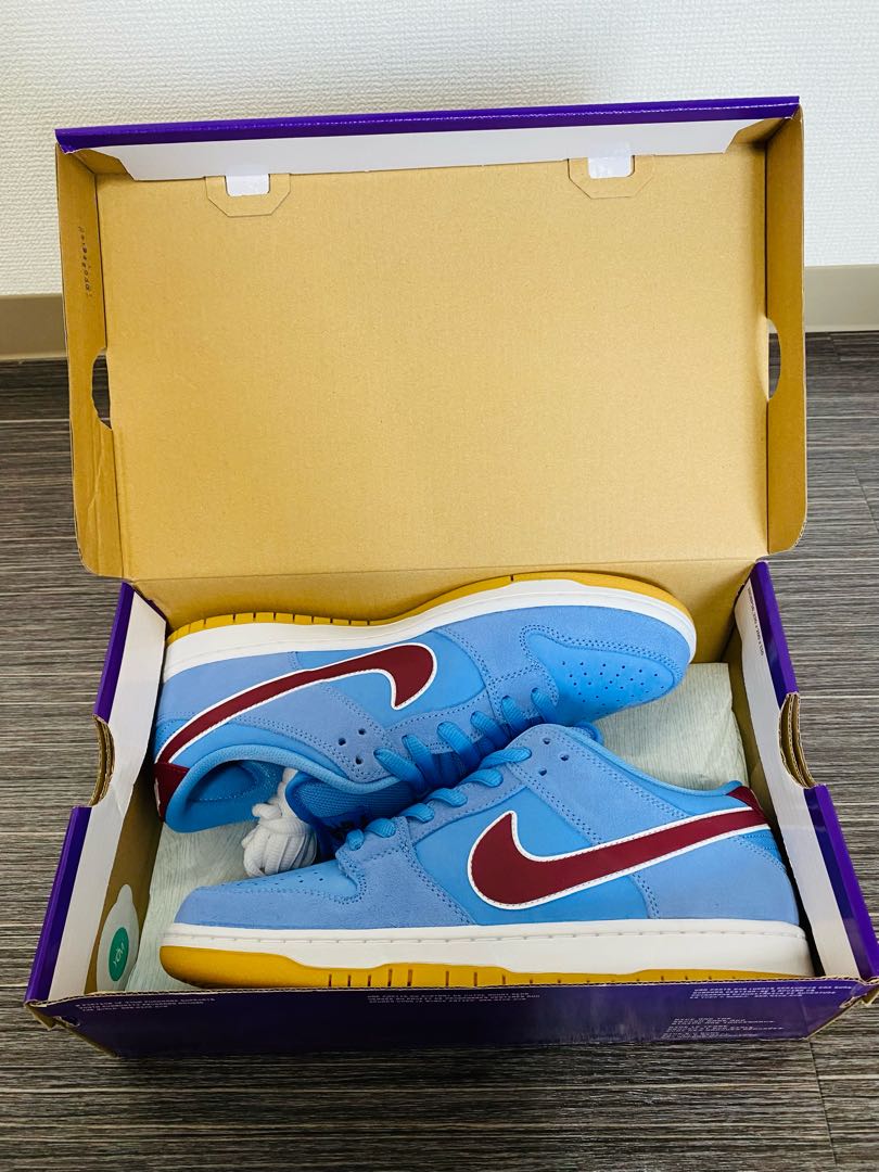 Nike SB Dunk Low Pro "Philly/Barrah Snubbull and Team Maroon" 27cm
