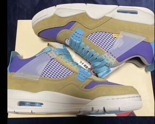 ユニオン × ナイキ エアジョーダン4 SP "デザートモス" DJ5718-300 28.5cm