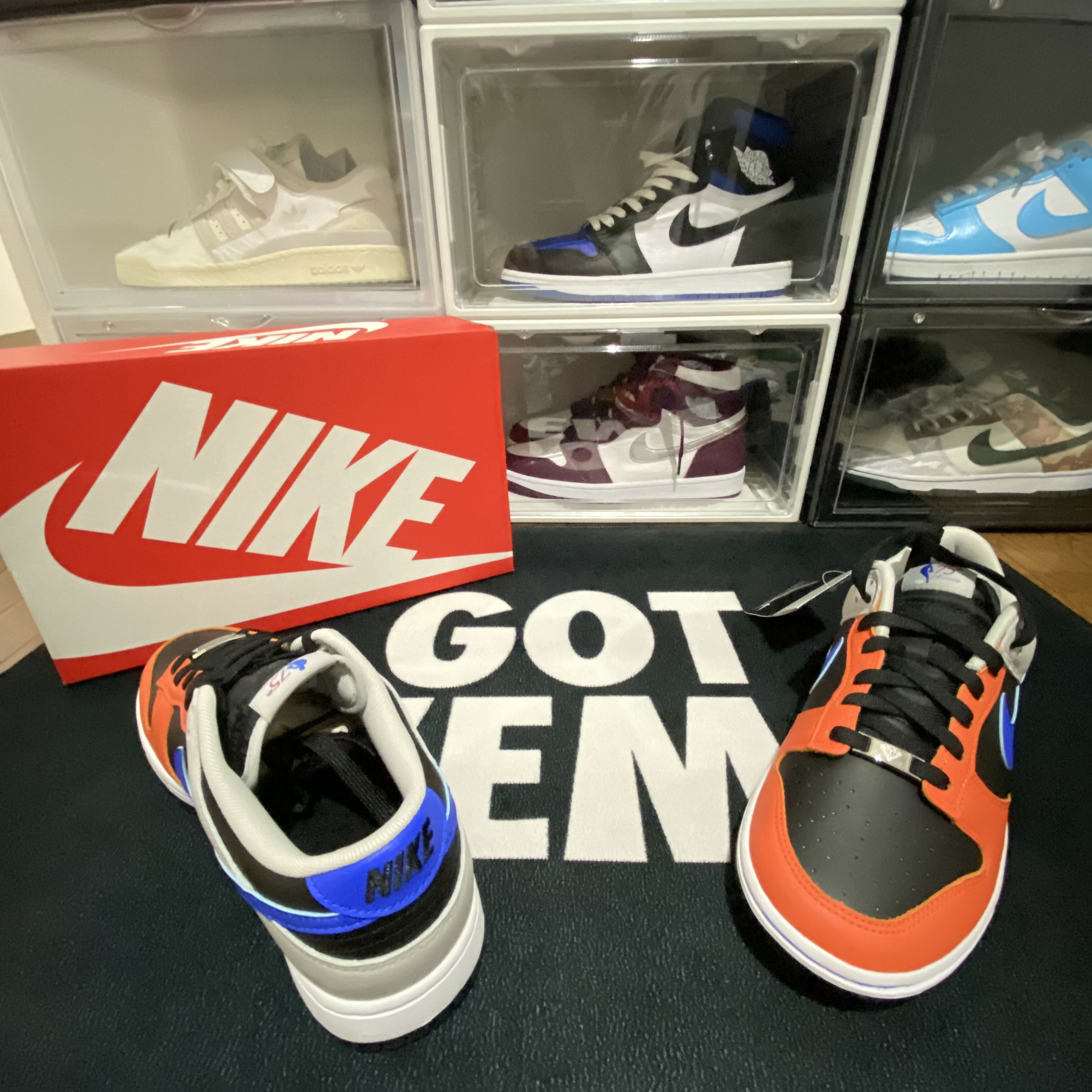 NBA x Nike Dunk Low EMB 75th Anniversary "Knicks" 27cm