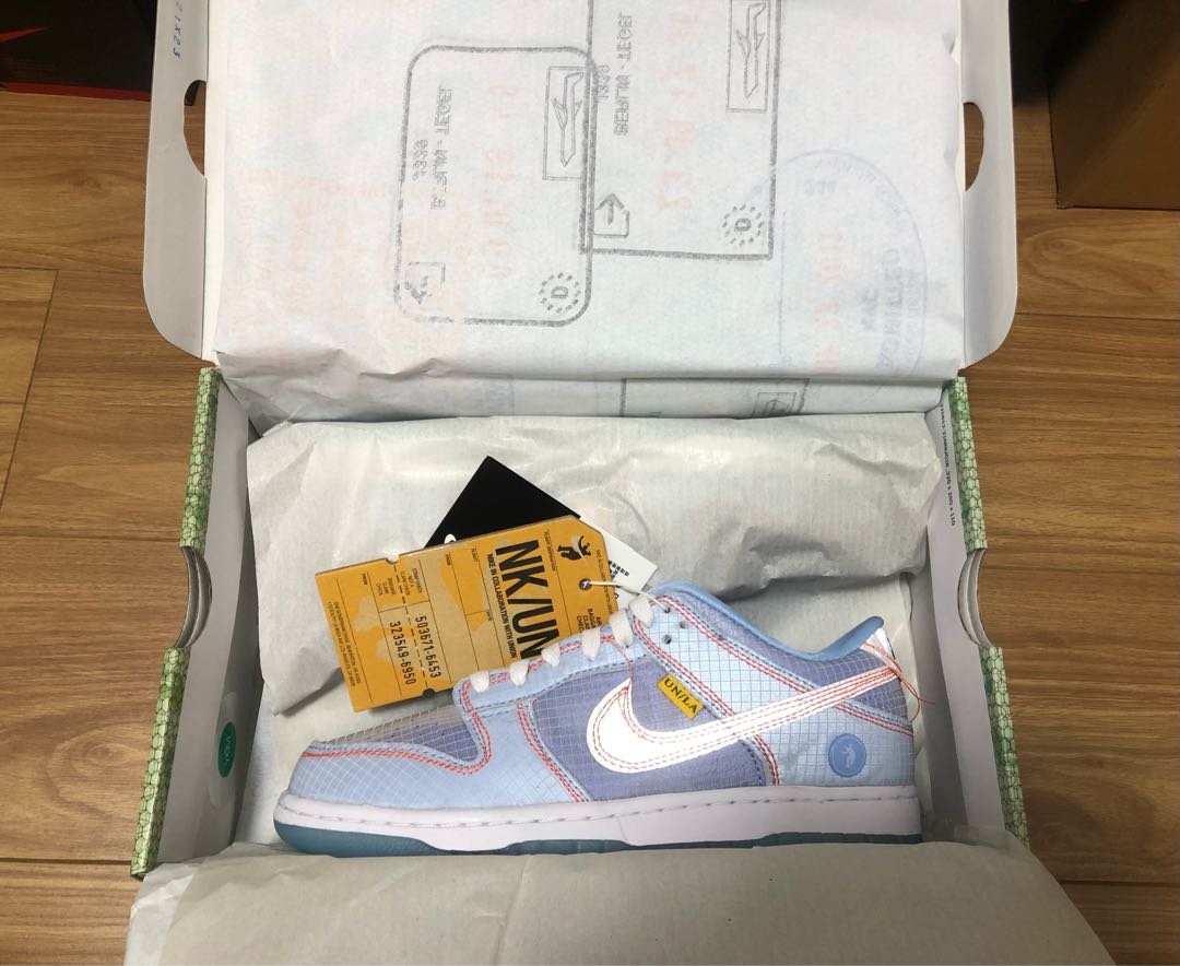 UNION × Nike Dunk Low Passport Pack "Argon/Hyper Royal" アルゴン 25cm