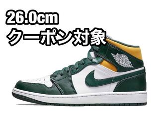 早い者勝ち ナイキ エアジョーダン1 ミッド "シアトル・スーパーソニックス"  26cm