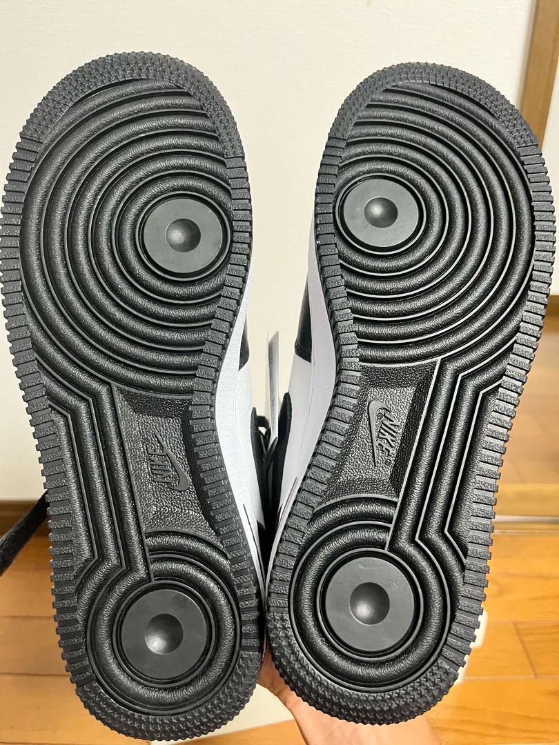 ステューシー × ナイキ エアフォース1 ミッド "ブラック アンド ライトボーン" DJ7840-002 24.5cm