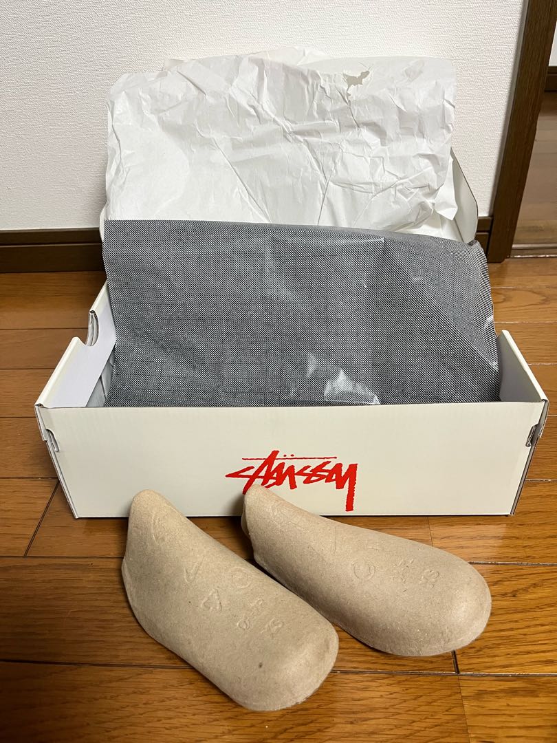 ステューシー × ナイキ エアフォース1 ミッド "ブラック アンド ライトボーン" DJ7840-002 24.5cm