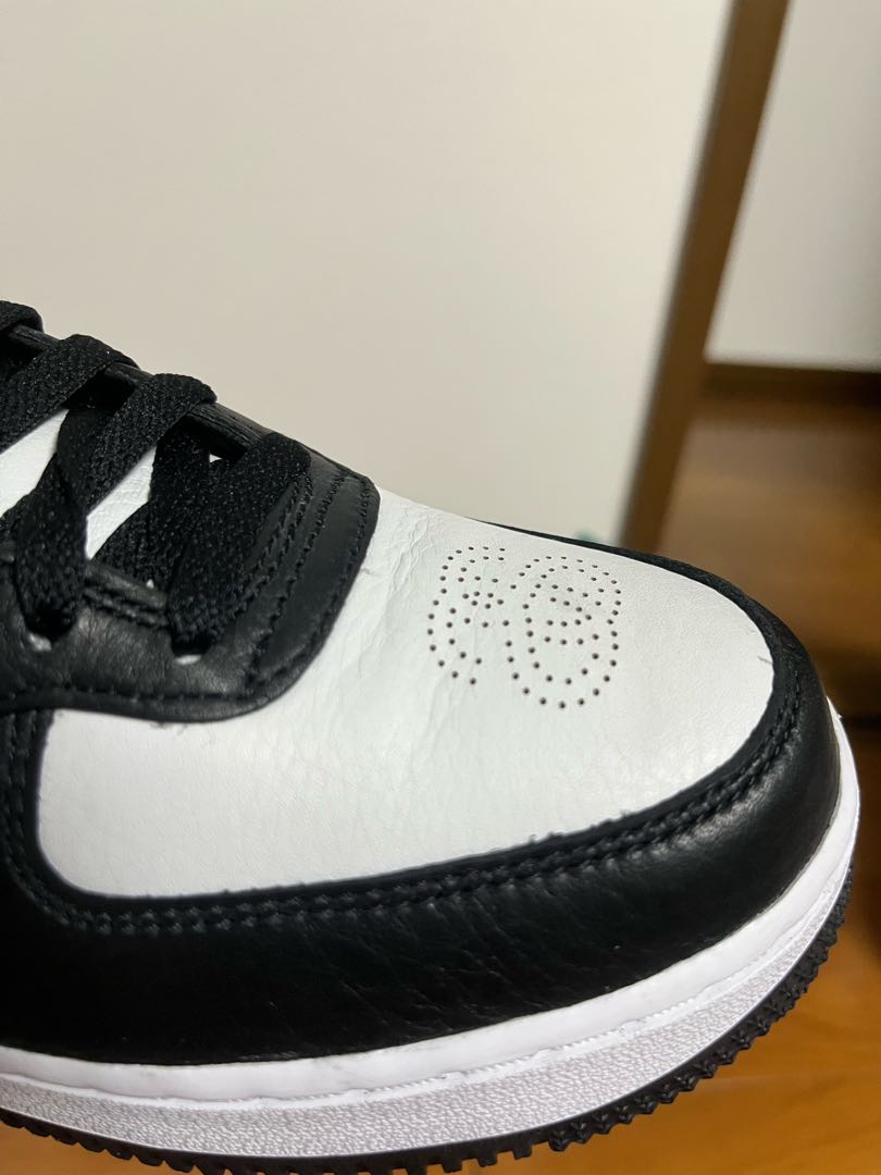 ステューシー × ナイキ エアフォース1 ミッド "ブラック アンド ライトボーン" DJ7840-002 24.5cm