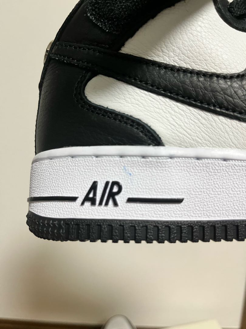 ステューシー × ナイキ エアフォース1 ミッド "ブラック アンド ライトボーン" DJ7840-002 24.5cm