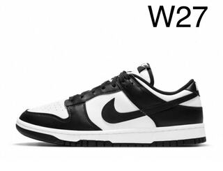 ナイキ ウィメンズ ダンク ロー "ホワイト/ブラック" DD1503-101 27cm