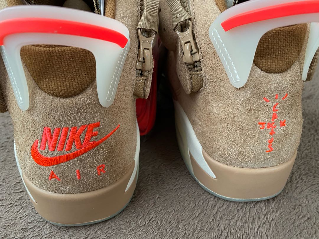 29.5cm NIKE Air Jordan 6 Travis Scott 29.5cm