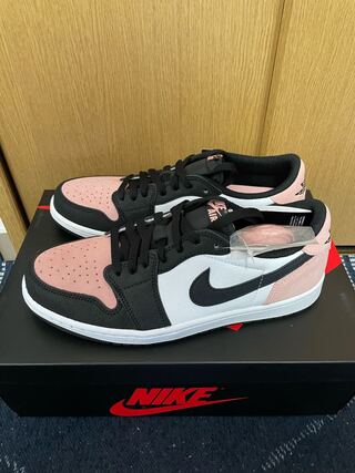 ナイキ エアジョーダン1 ロー OG "ブリーチド コーラル" CZ0790-061 26.5cm