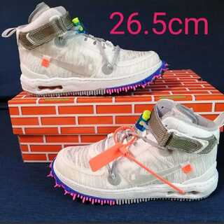 Off-White × Nike Air Force 1 Mid "White" 26.5cm