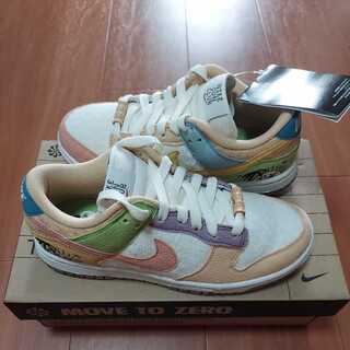 Nike WMNS Dunk Low Sun Club "Sail/Sanded Gold/Light Madder Root" 23cm