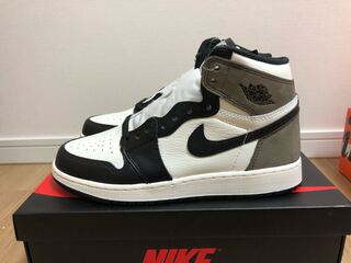 ナイキ エアジョーダン1 ハイOG GS セイル/ダークモカ-ブラック 575441-105 24cm