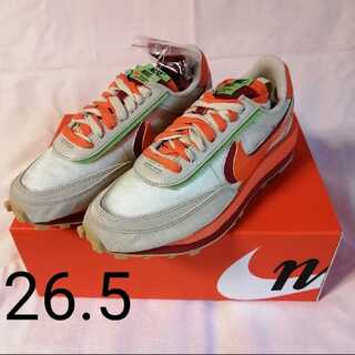 Clot × Sacai × Nike LD Waffle "Orange Blaze" 26.5 26.5cm
