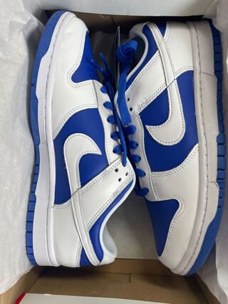 ナイキ ダンク ロー "レーサーブルー アンド ホワイト/リバース ケンタッキー" 27cm