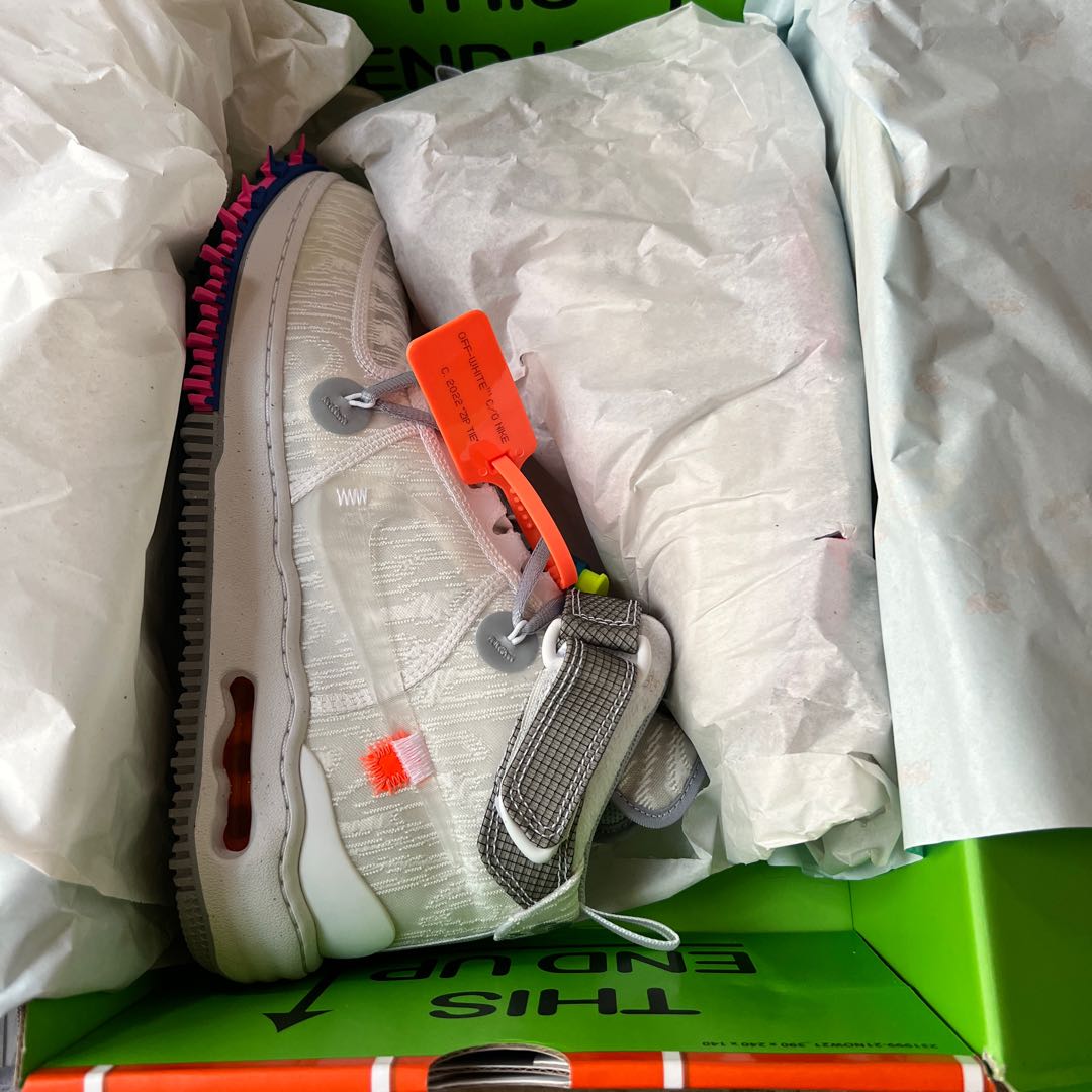 Off Ho Wight x Nike Air Riryoku1 Mid "Green/Ho Wight 28cm