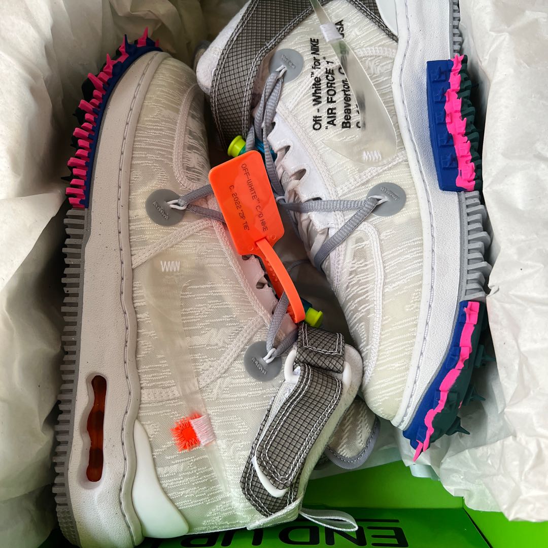 Off Ho Wight x Nike Air Riryoku1 Mid "Green/Ho Wight 28cm