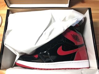 ナイキ エアジョーダン1 ハイ OG "パテント ブレッド" 26.5cm