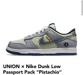 ユニオン × ナイキ ダンク ロー パスポートパック "ピスタチオ" DJ9649-401 26cm