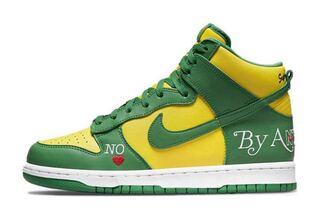 シュプリーム × ナイキ SB ダンク ハイ バイ エニー ミーンズ "ブラジル"  DN3741-700 28cm
