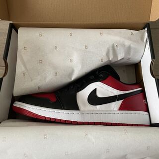 ナイキ エア ジョーダン 1 ロー "ブレッドトゥ" 28cm