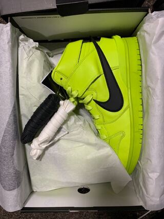 アンブッシュ × ナイキ ダンク ハイ "フラッシュライム" CU7544-300 27cm