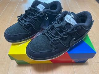 ナーハンターズ × ナイキ SB ダンク ロー "ブラック/ホワイト" DH7756-010 26.5cm