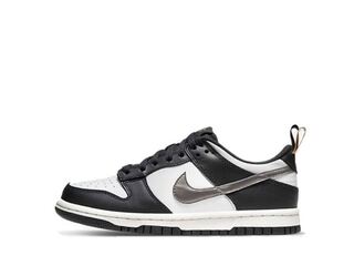 ナイキ GS ダンクロー SE "オフノワール/サミットホワイト/メタリックゴールド スター/メタリックピューター" DH9764-001 24cm