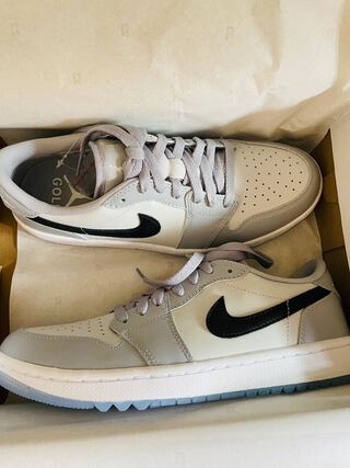 Nike Air Jordan 1 Low Golf "Wolf Grey" 26cm