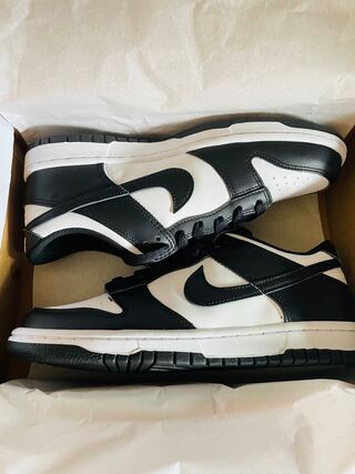 Nike GS Dunk Low "White/Black" 24.5cm