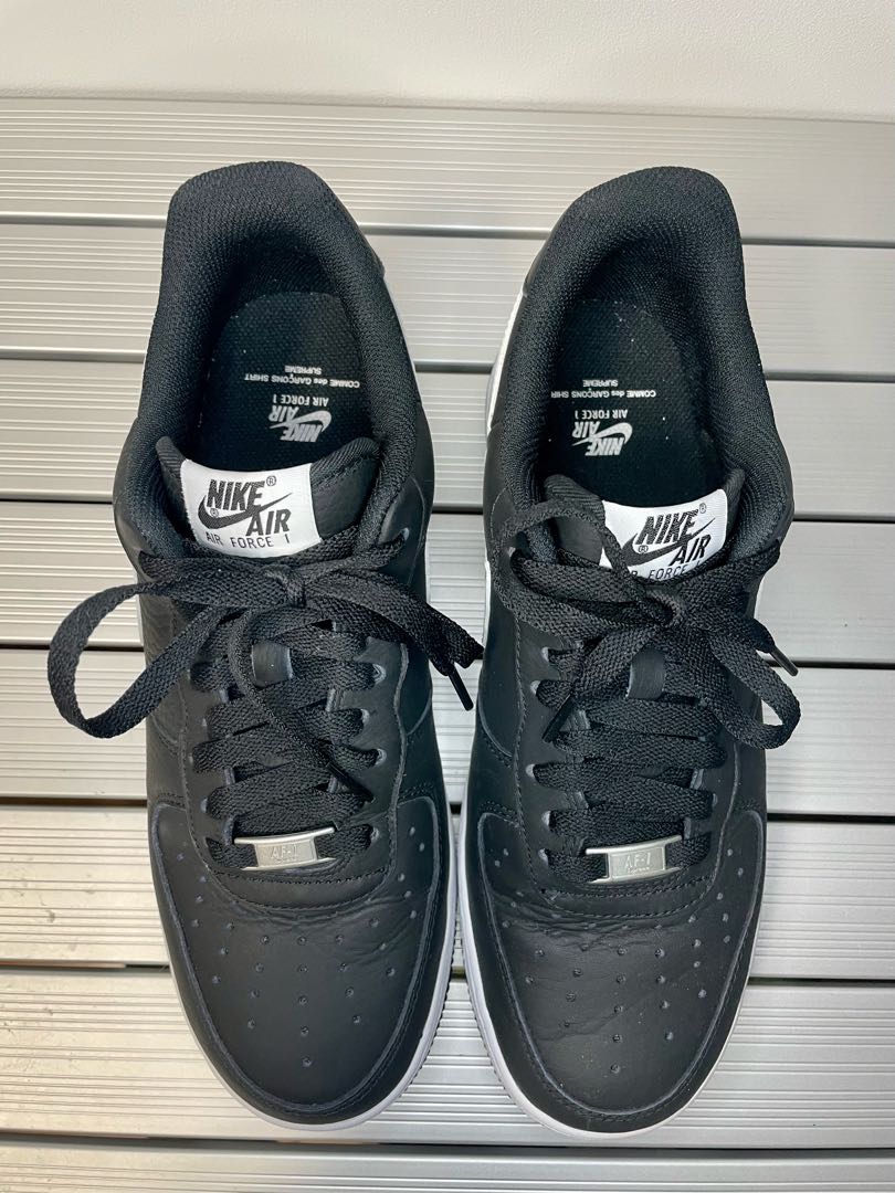 Nike Air Riryoku1 Low Supreme x Comme des Garcons "Black HoWight" 27.5cm