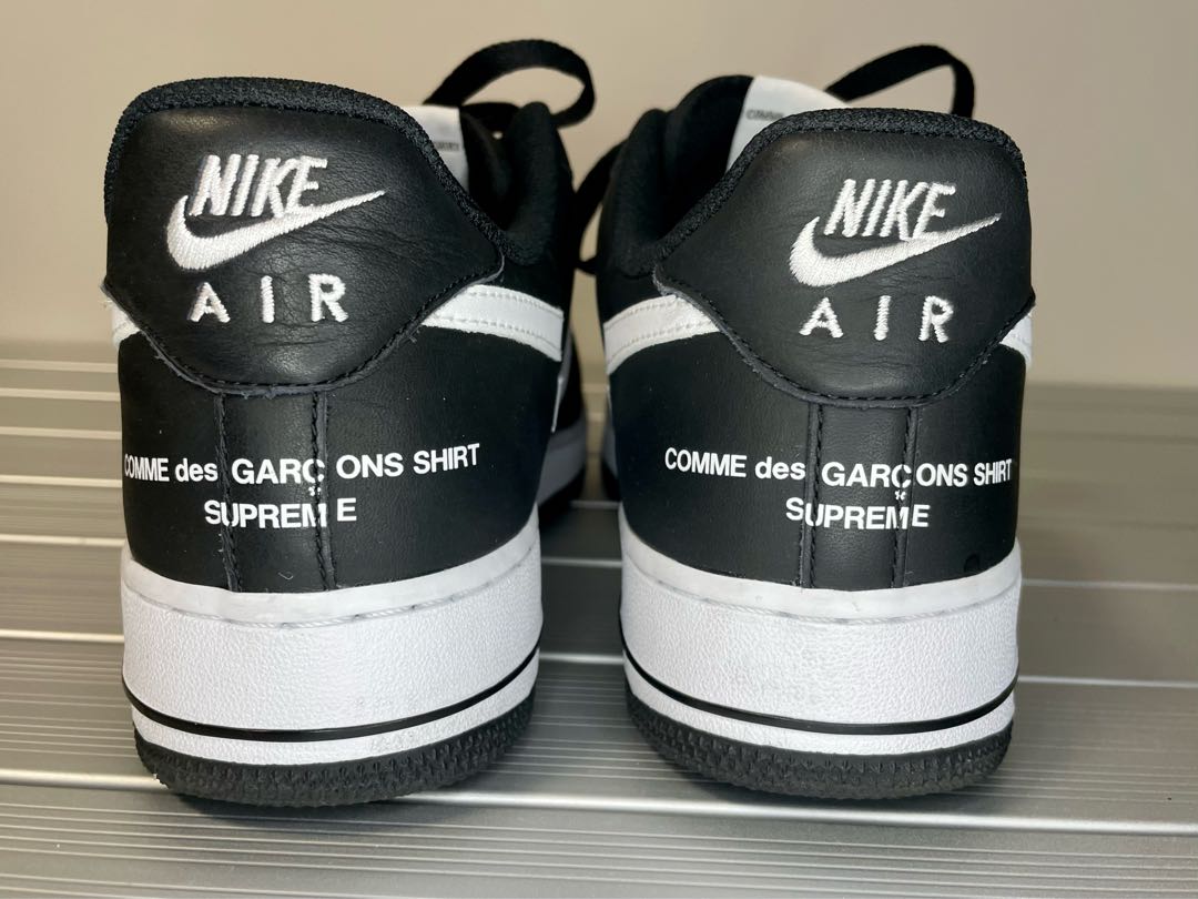 Nike Air Riryoku1 Low Supreme x Comme des Garcons "Black HoWight" 27.5cm