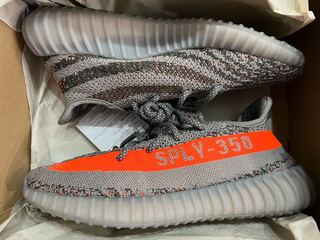 アディダス イージー ブースト 350 V2 "ベルーガ リフレクティブ" GW1229 25cm